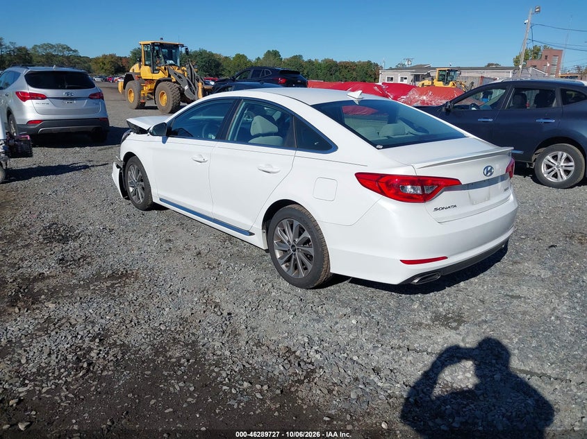 Vin: 5npe34af8hh450212, lot: 46789890, hyundai sonata sport 20173