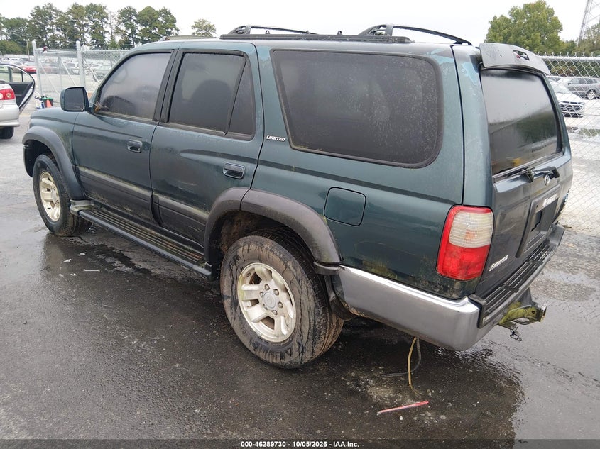 TOYOTA 4RUNNER 1998 VIN JT3GN87R6W0075317
