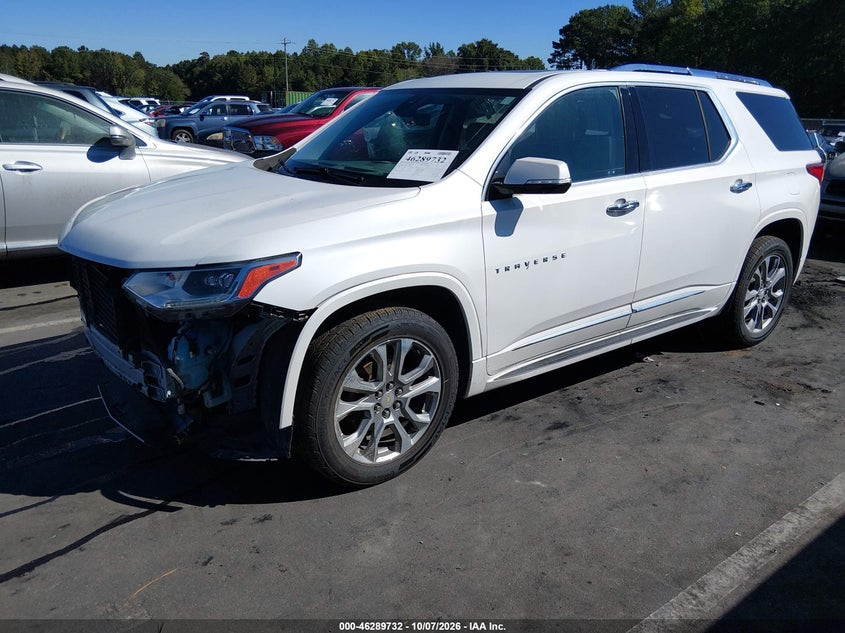 Vin: 1gnerkkw7kj304245, lot: 46789895, chevrolet traverse premier 20192