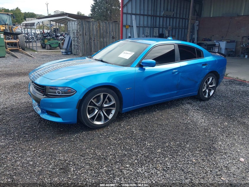 Vin: 2c3cdxct9fh777074, lot: 46789940, dodge charger road/track 20152