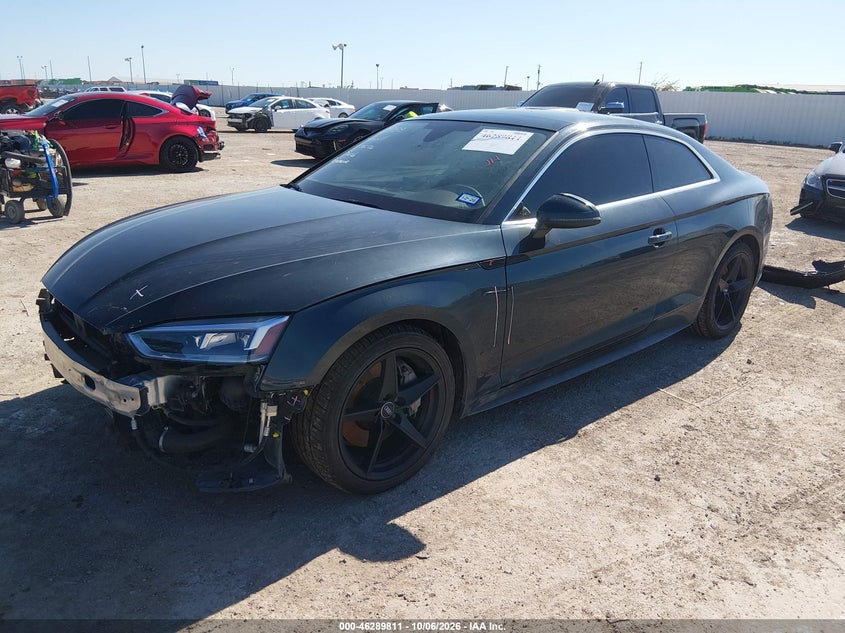 Vin: wautnaf56ja058887, lot: 46789974, audi a5 2.0t premium 20182