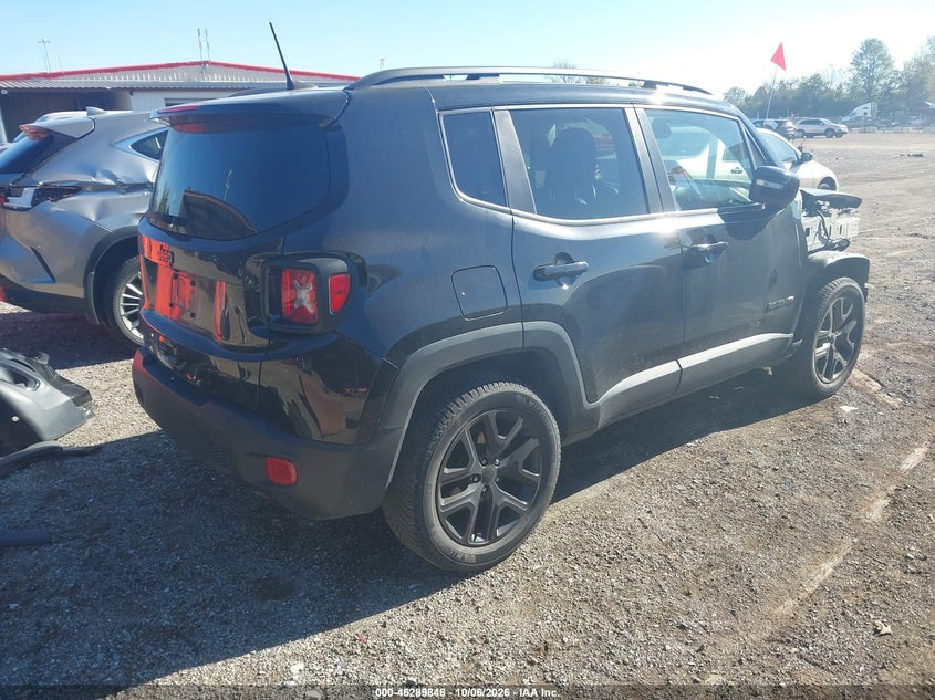Vin: zaccjbbb5jpj21250, lot: 46790011, jeep renegade altitude 4x4 20184