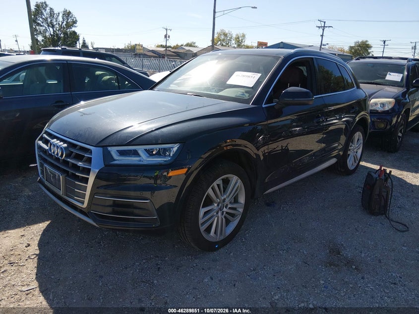 Vin: wa1bnafy5j2016854, lot: 46790014, audi q5 2.0t premium/2.0t tech premium 20182