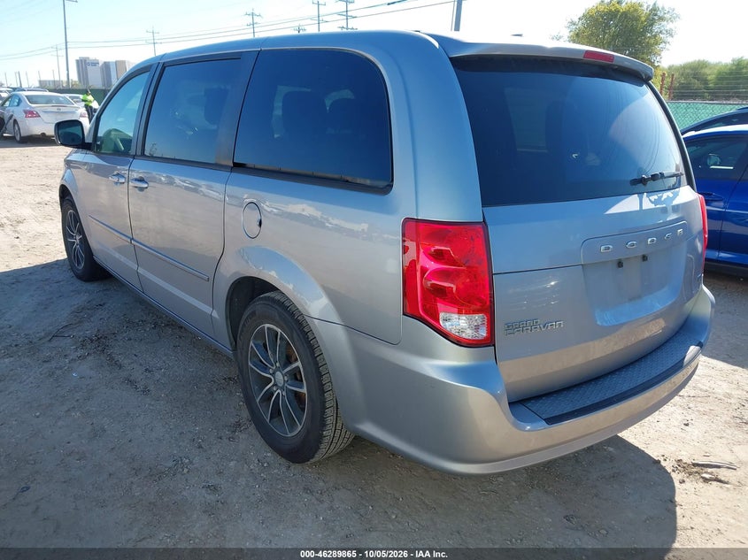 Vin: 2c4rdgbg2fr648730, lot: 46790028, dodge grand caravan se 20153