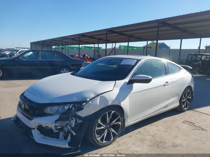 Vin: 2hgfc3a58kh755202, lot: 46790029, honda civic si 20192