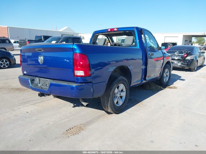 Vin: 3c6jr6ag8hg591833, lot: 46790036, ram 1500 express  4x2 6'4 box 20174