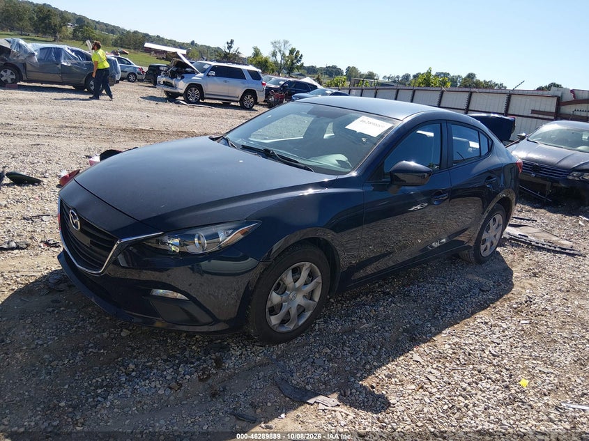 Vin: jm1bm1u76e1126536, lot: 46790052, mazda mazda3 i sport 20142