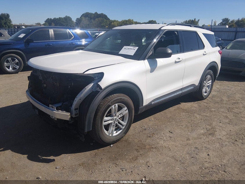 Vin: 1fmsk8dh0nga25458, lot: 46790097, ford explorer xlt 20222