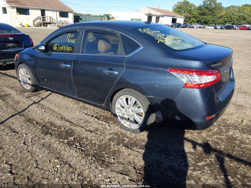 Vin: 3n1ab7ap7el631778, lot: 46790143, nissan sentra sl 20143