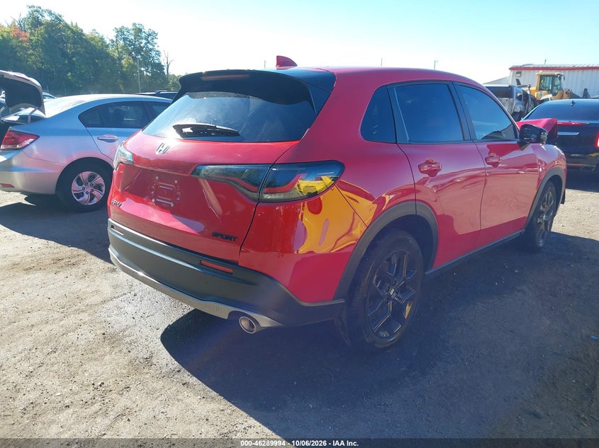 Vin: 3czrz2h54sm744431, lot: 46790157, honda hr-v awd sport 20254