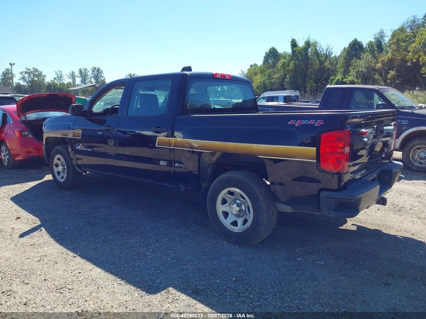 Vin: 3gcuknec5gg147691, lot: 46790185, chevrolet silverado 1500 wt 20163