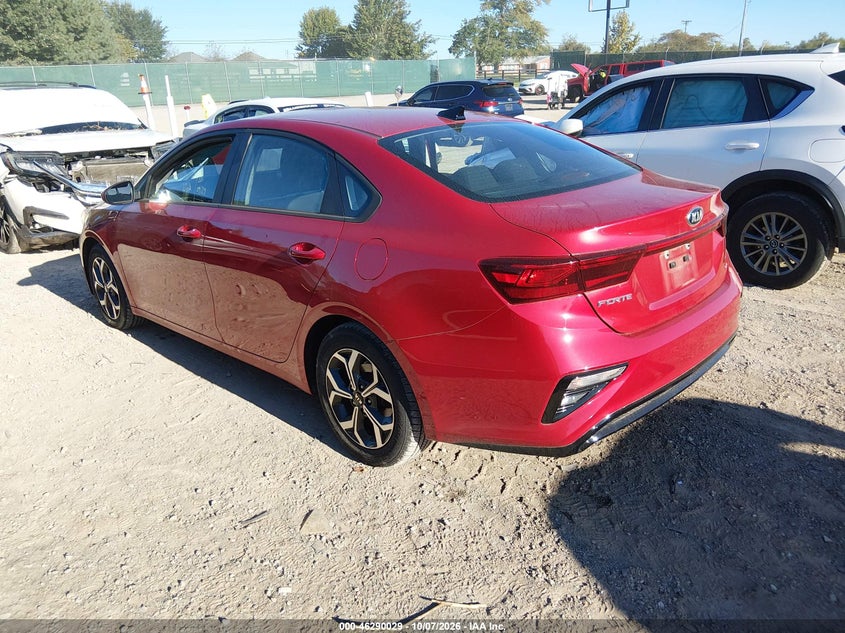 Vin: 3kpf24ad8le240521, lot: 46790192, kia forte lxs 20203