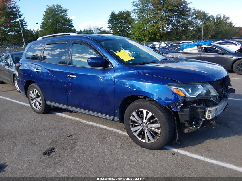 Vin: 5n1dr2mm3kc577490, lot: 46790225, nissan pathfinder sv 20191
