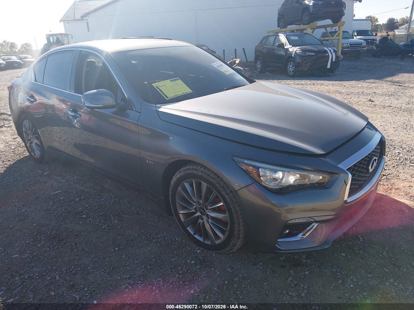 Vin: jn1ev7ar1lm253180, lot: 46790235, infiniti q50 luxe awd 20201