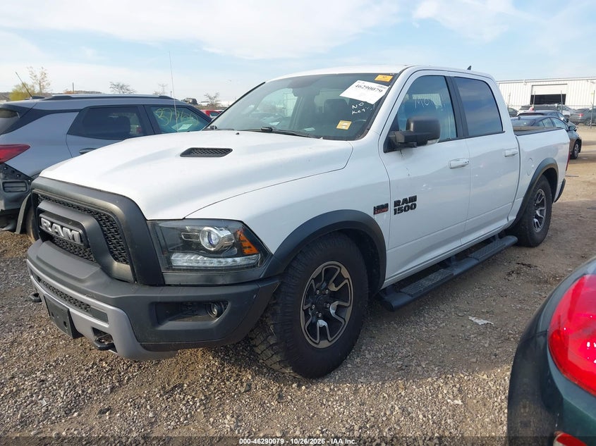 Vin: 1c6rr7yt9js162372, lot: 46790242, ram 1500 rebel  4x4 5'7 box 20182