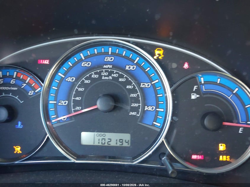 SUBARU FORESTER 2009 VIN JF2SH63619H736806