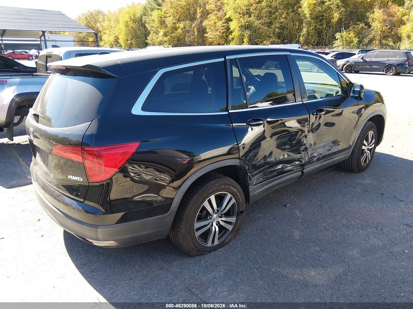 Vin: 5fnyf6h51hb032926, lot: 46790249, honda pilot ex-l 20174