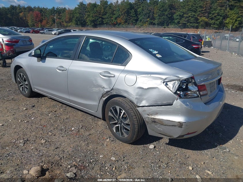 Vin: 19xfb2f81de215879, lot: 46790290, honda civic ex 20133