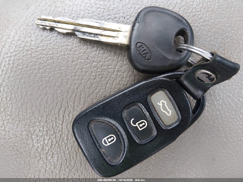 KIA SPECTRA 2009 VIN KNAFE222895637799