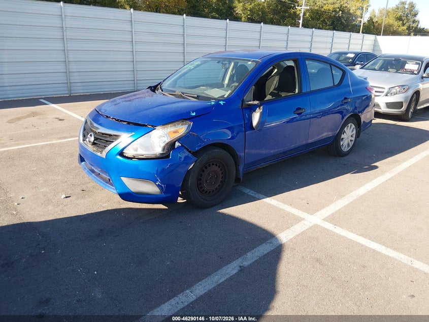 Vin: 3n1cn7ap7gl862957, lot: 46790309, nissan versa 1.6 s+ 20162