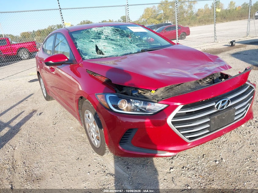 Vin: 5npd74lf7hh200313, lot: 46790330, hyundai elantra se 20171