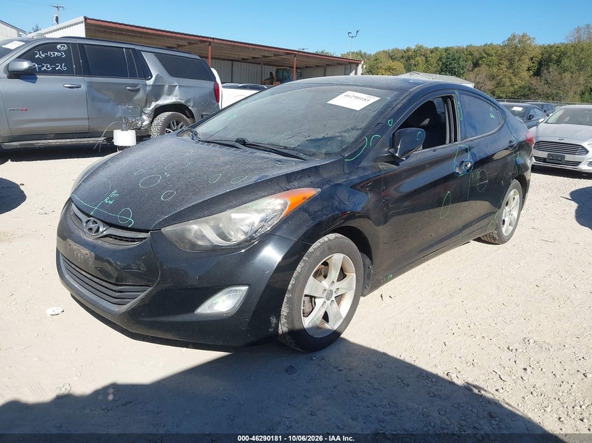 Vin: kmhdh4ae2du791444, lot: 46790344, hyundai elantra gls 20132