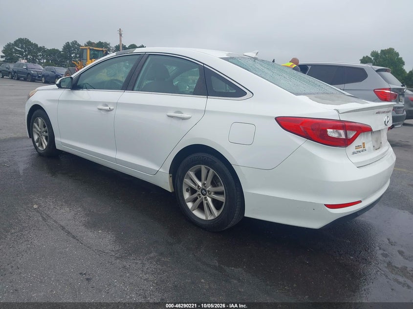 Vin: 5npe24af2fh002161, lot: 46790384, hyundai sonata se 20153