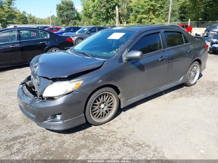 Vin: 2t1bu4ee3ac472435, lot: 46790386, toyota corolla s 20102