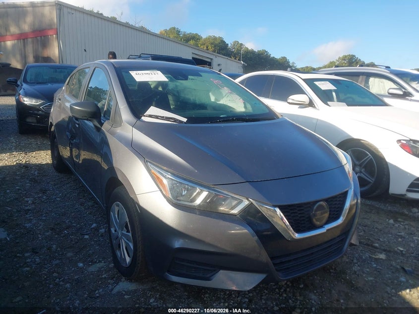 Vin: 3n1cn8dv2ml813578, lot: 46790390, nissan versa s xtronic cvt 20211