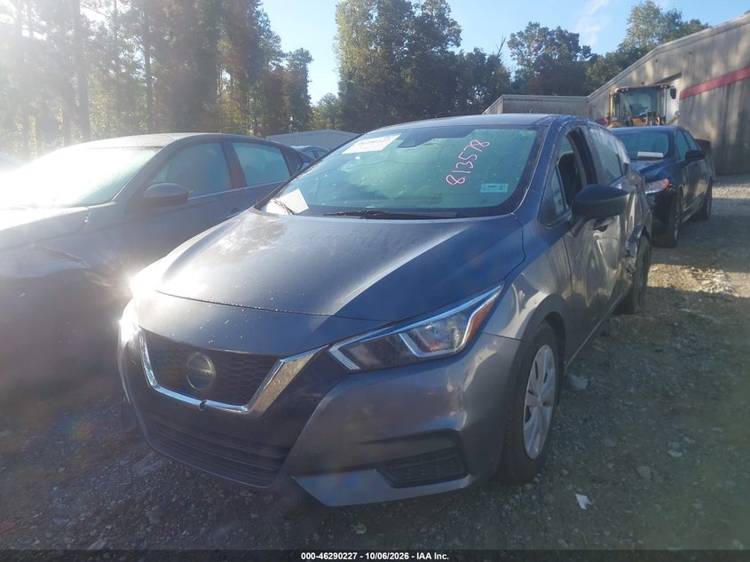 Vin: 3n1cn8dv2ml813578, lot: 46790390, nissan versa s xtronic cvt 20212