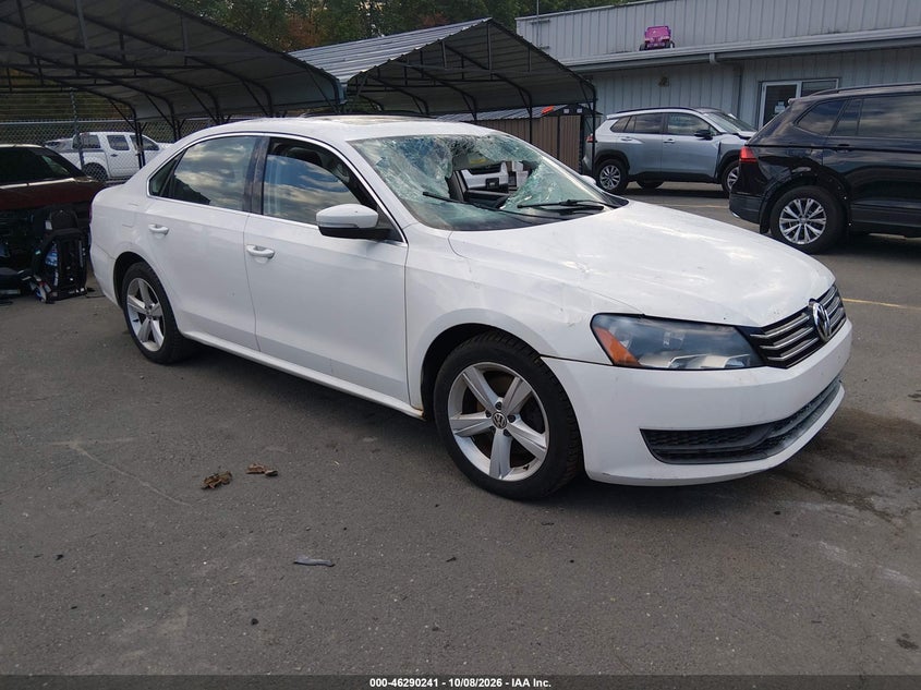 Vin: 1vwbp7a34dc000607, lot: 46790404, volkswagen passat 2.5l se 20131