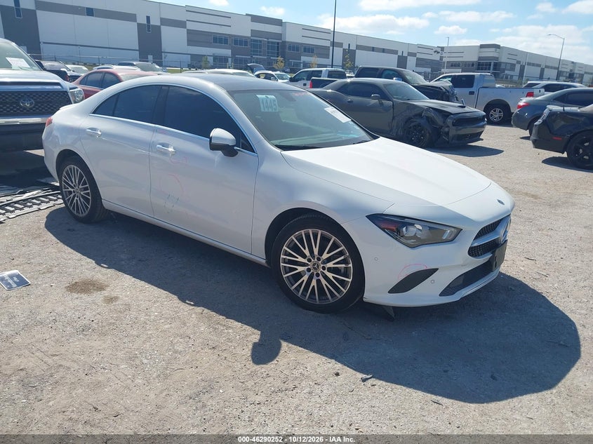 Vin: w1k5j4hbxnn287203, lot: 46790415, mercedes-benz cla 250 coupe 4matic 20221