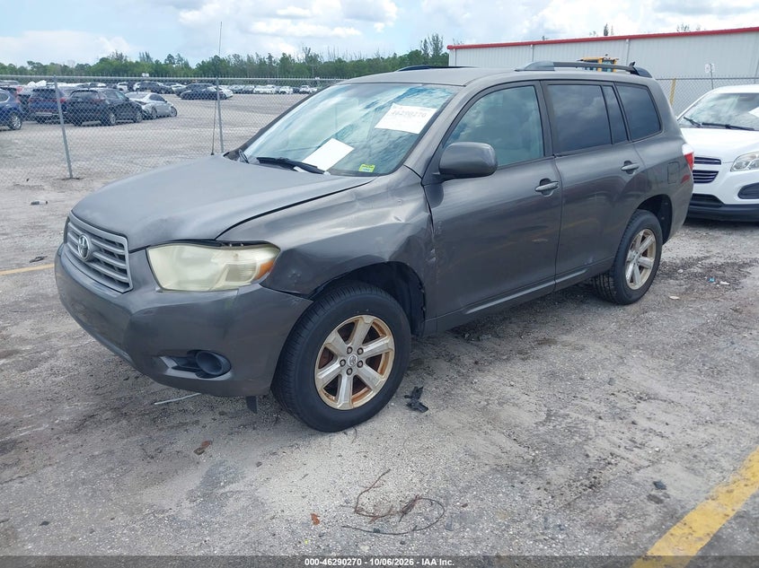 TOYOTA HIGHLANDER 2010 VIN JTEZA3EHXA2008550