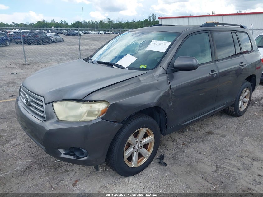 TOYOTA HIGHLANDER 2010 VIN JTEZA3EHXA2008550