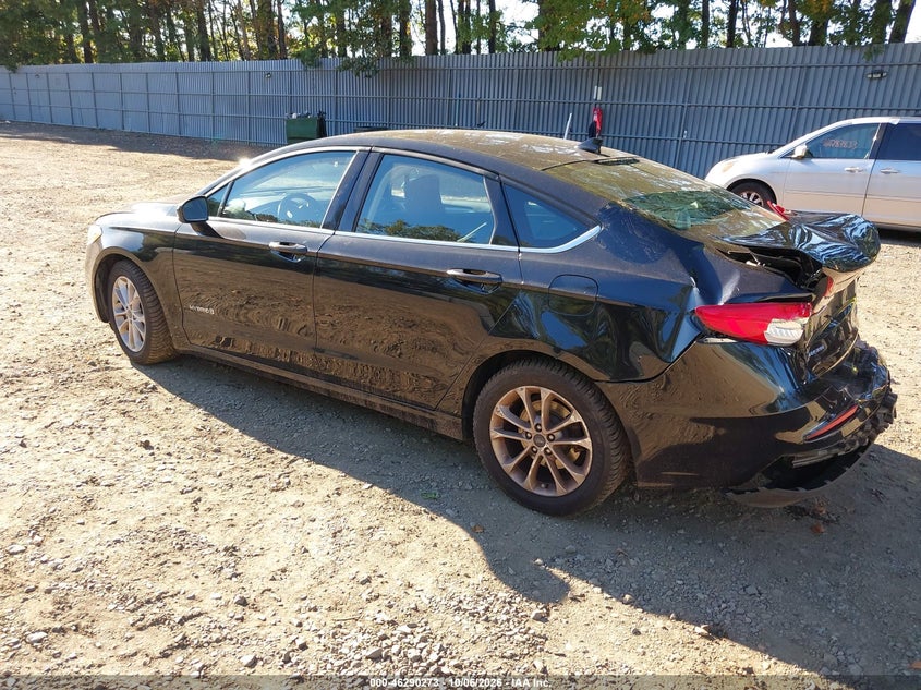 Vin: 3fa6p0lu5kr212728, lot: 46790436, ford fusion hybrid se 20193