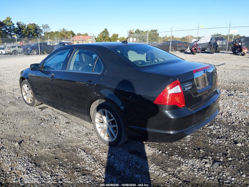 Vin: 3fahp0jg9cr311527, lot: 46790451, ford fusion sel 20123