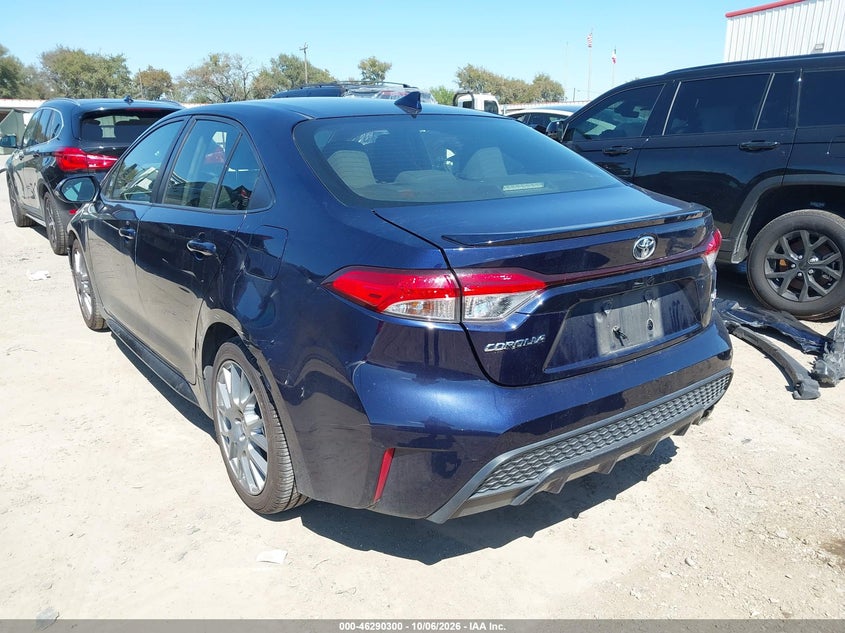 Vin: jtdp4rce7lj019285, lot: 46790463, toyota corolla se 20203