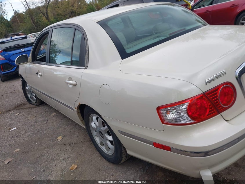 KIA AMANTI 2005 VIN KNALD124655070469