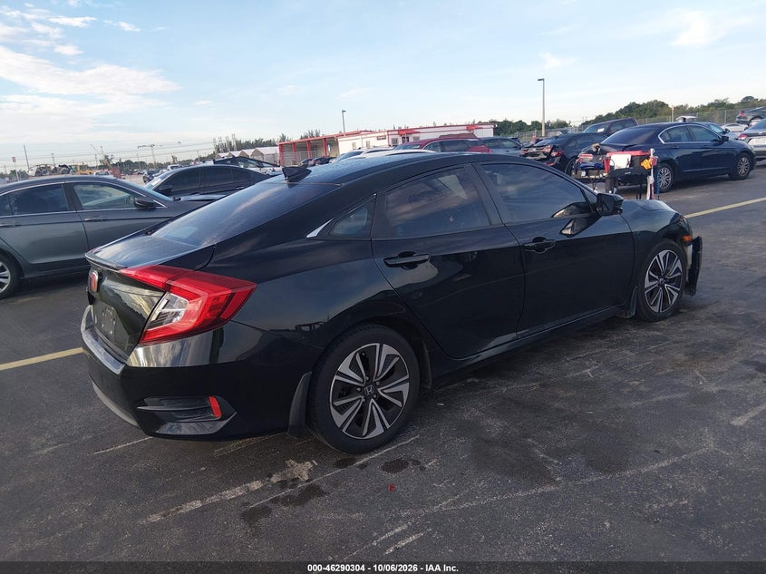 Vin: 19xfc1f30ge000607, lot: 46790467, honda civic ex-t 20164