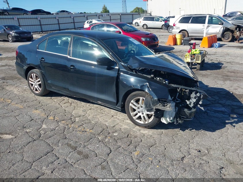 Vin: 3vw2b7aj7hm343431, lot: 46790471, volkswagen jetta 1.4t s 20171