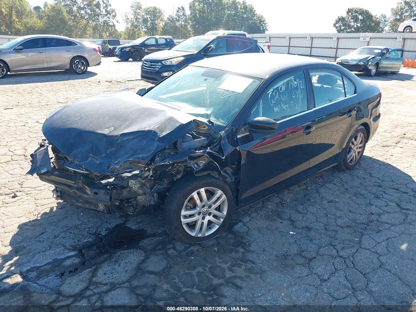 Vin: 3vw2b7aj7hm343431, lot: 46790471, volkswagen jetta 1.4t s 20172