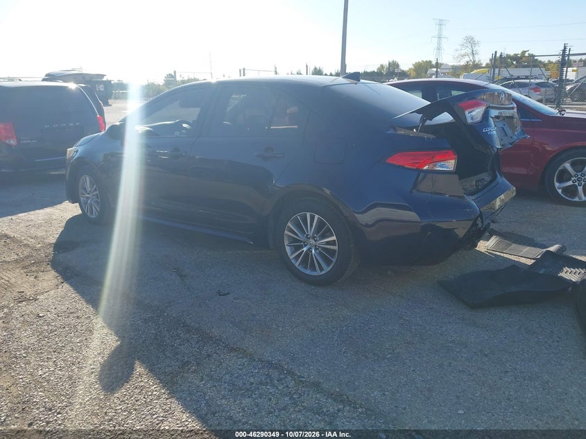 Vin: jtdeprae1lj032809, lot: 46790512, toyota corolla le 20203