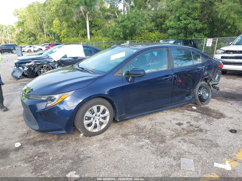 Vin: 5yfepmae5np354032, lot: 46790546, toyota corolla le 20222
