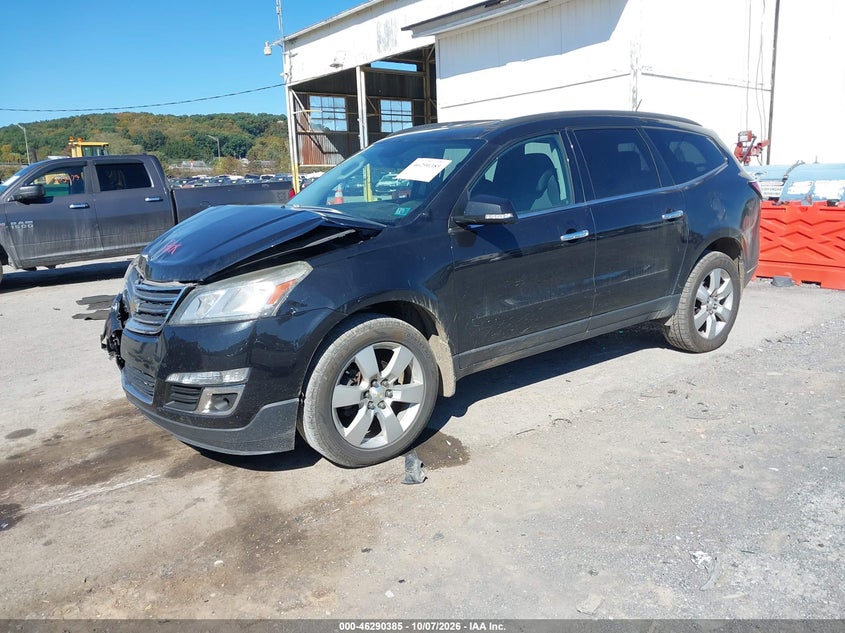Vin: 1gnkvgkd9fj227605, lot: 46790548, chevrolet traverse 1lt 20152