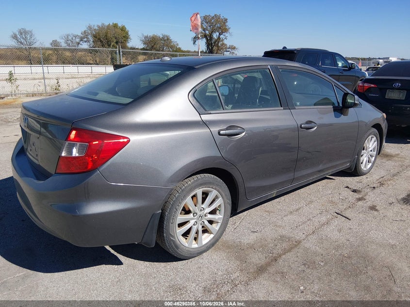 Vin: 19xfb2f87ce015099, lot: 46790549, honda civic ex 20124