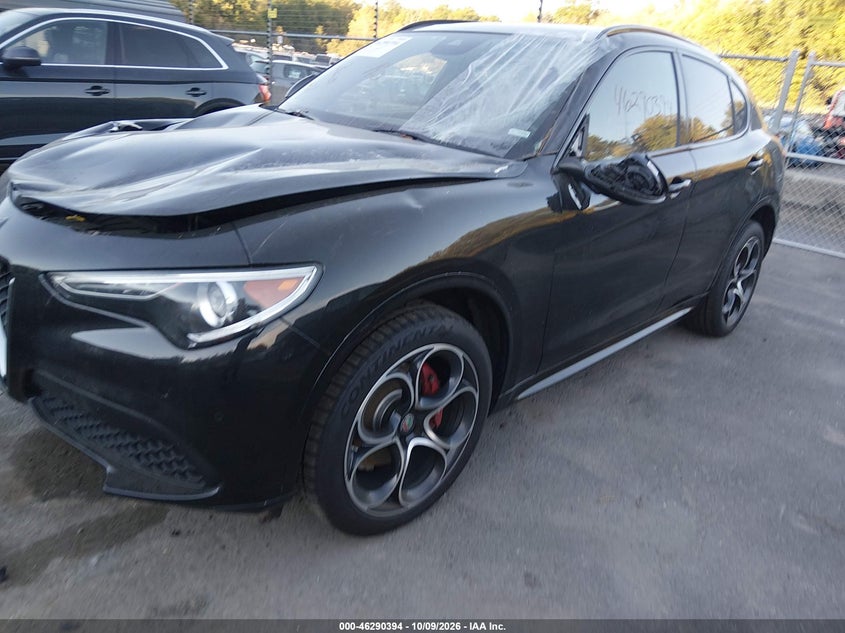 Vin: zaspakbn2l7c90390, lot: 46790557, alfa romeo stelvio ti sport awd 20202