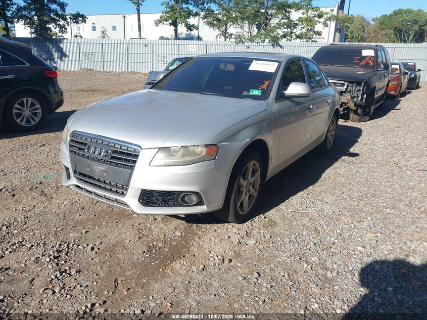 AUDI A4 2009 VIN WAULF78K49A073600