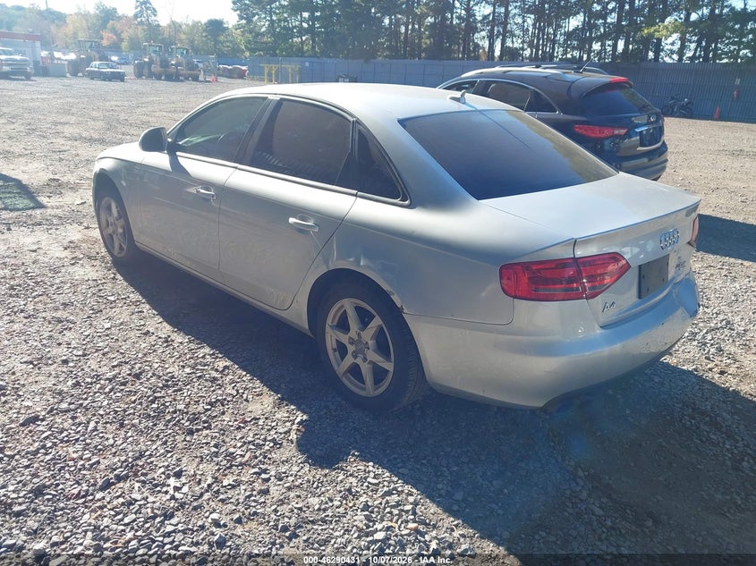 AUDI A4 2009 VIN WAULF78K49A073600