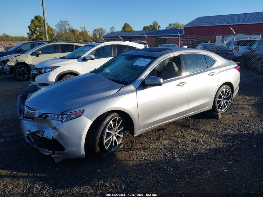 2017 Acura Tlx Technology Package, Right Side, IAAI, VIN 19UUB2F52HA006237 — photo 2