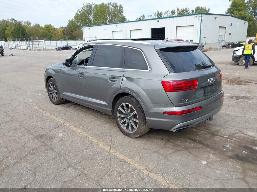 Vin: wa1vaaf72hd002070, lot: 46790628, audi q7 3.0t premium 20173